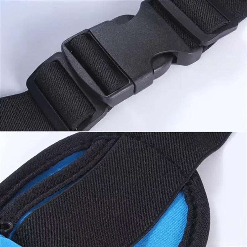 Jueachy Running Belts for Women Waterproof Fanny Pack Running Waist Pouch Phone holder Adjustable Sports Money Belt with Headphone Port