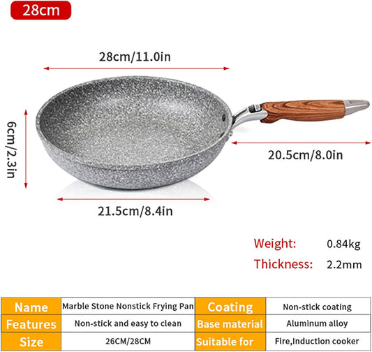 Non-Stick Pan Frying Pan Wok Pan Home Steak Skillet Pancake Induction Cooker Stove Special Saucepan Nonstick Pan(Frying Pan 26cm)