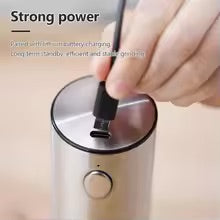 Electric Salt and Pepper Grinder Set, Stainless Steel Automatic Pepper Grinder with Upgraded Charge Base and LED Light, Adjustable Coarseness, Rechargeable Sea Salt Spice Mill Set, Ideal for Kitchen