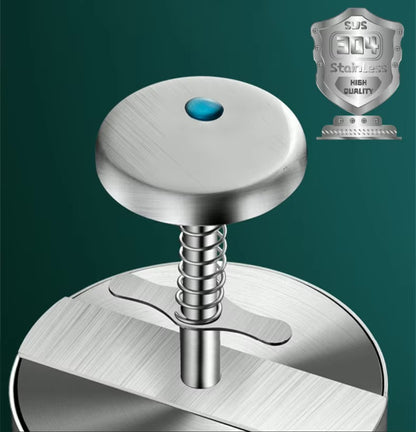 Burger Press, Adjustable Hamburger Patty Maker 4.2" Stainless Steel Hamburger Press Patty Making Molds Patties for Beef, Vegetables, Meat, BBQ Barbecue Homemade Hamburger